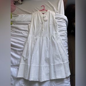 white dress from banana republic